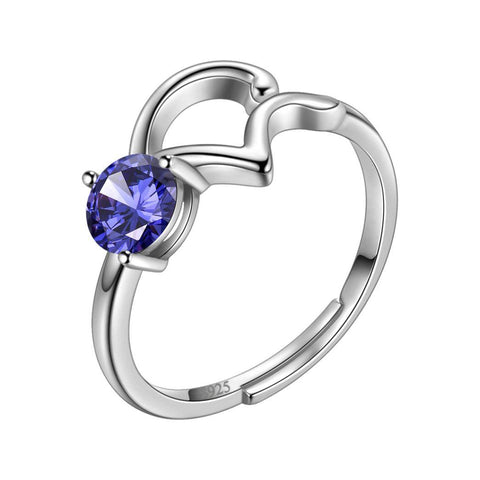 Capricorn Ring December Tanzanite Birthstone Zodiac - Rings - Aurora Tears