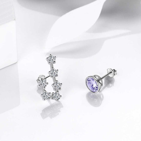 Gemini Earrings June Birthstone Zodiac Studs - Earrings - Aurora Tears