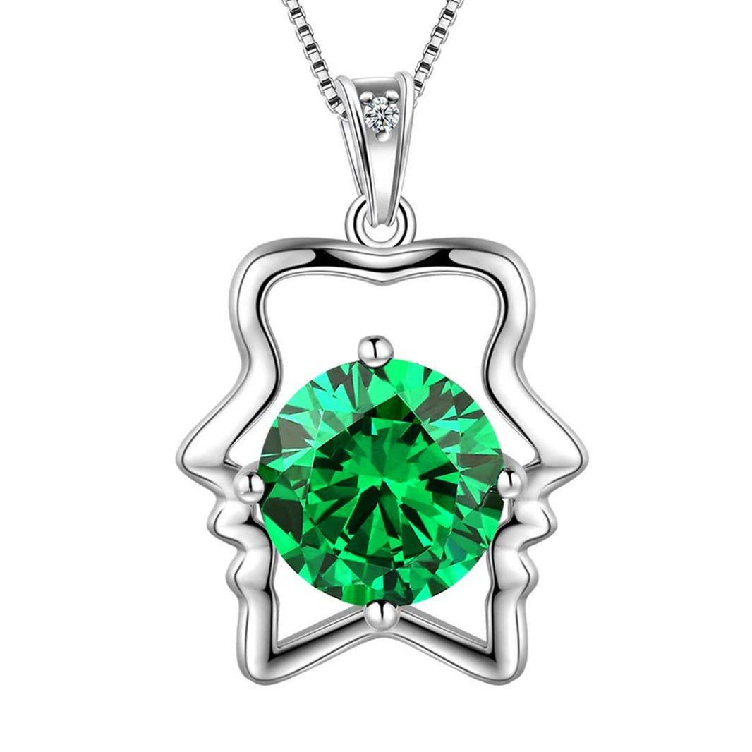 Aurora Tears Sea Turtle Jewelry Set - 925 Sterling Silver Necklace & Earrings With CZ (May Birthstone Gift)