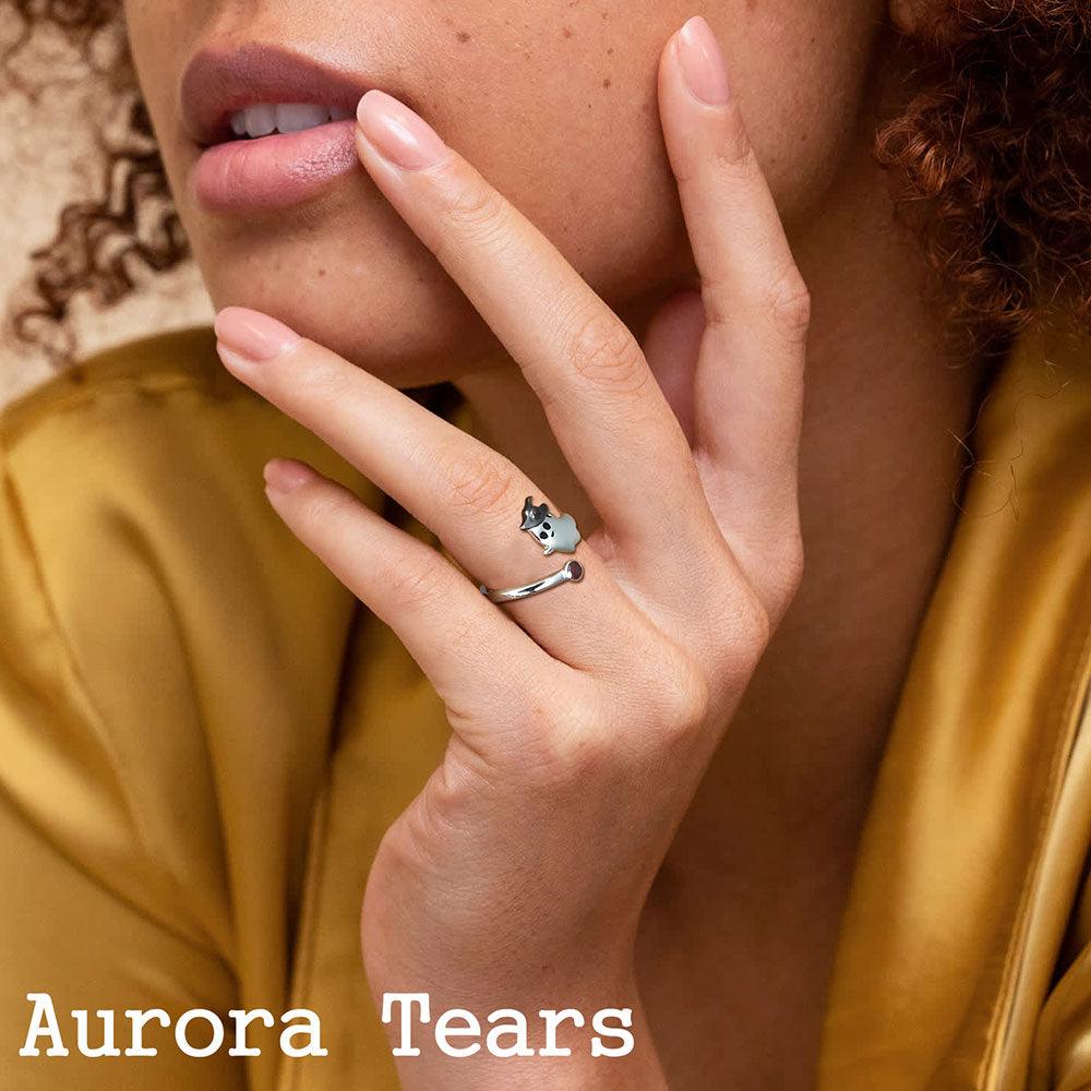 Ghost Ring Halloween Jewelry 925 Sterling Silver - Rings - Aurora Tears
