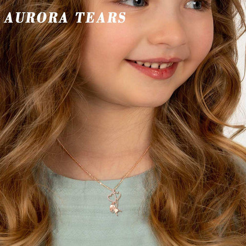 Girls Balloon Cute Pendant Necklace - Gift For Daughter - Necklaces - Aurora Tears