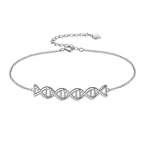 Infinity Spiral DNA Double Helix Bracelet Aurora Tears - Bracelet - Aurora Tears Jewelry