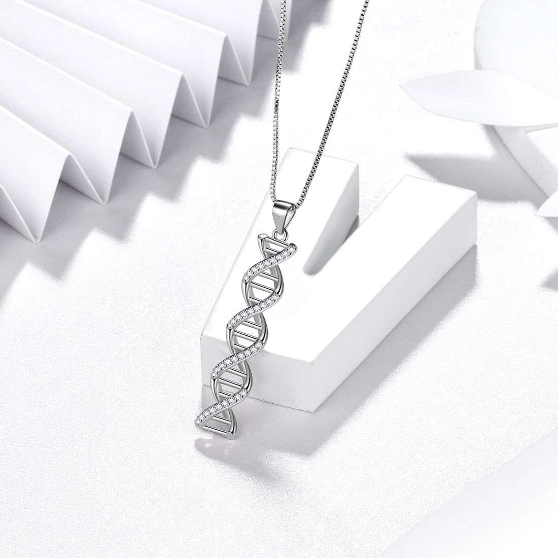 Infinity Spiral DNA Double Helix Necklaces Aurora Tears - Necklaces - Aurora Tears Jewelry