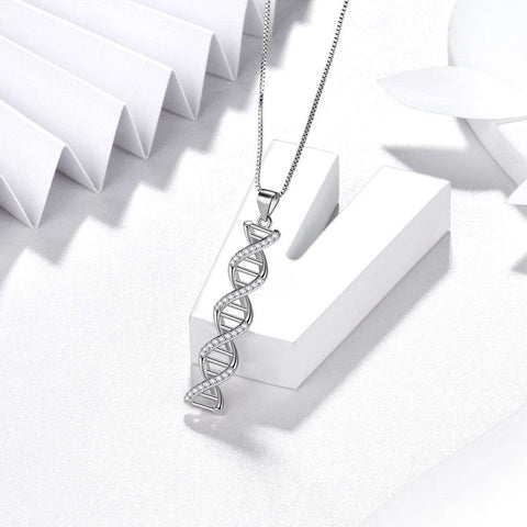 Infinity Spiral DNA Double Helix Necklaces Aurora Tears - Necklaces - Aurora Tears Jewelry
