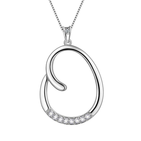 Letter Initial O Necklaces Pendant Chain 925 Sterling Silver - Necklaces - Aurora Tears