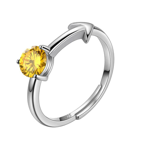 Sagittarius Ring November Citrine Birthstone Zodiac - Rings - Aurora Tears