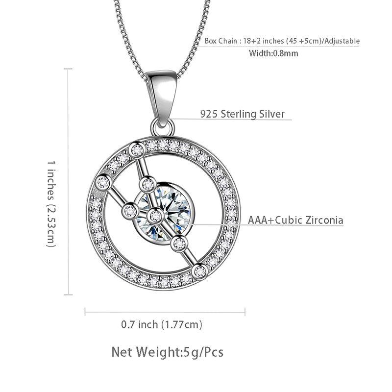 Zodiac Amulet Necklace - Gold | Amulet, Silver necklaces, Amulet necklace