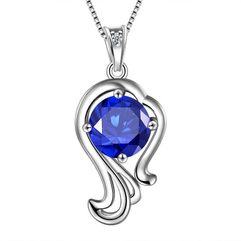 Virgo Necklace September Birthstone Pendant Crystal - Necklaces - Aurora Tears