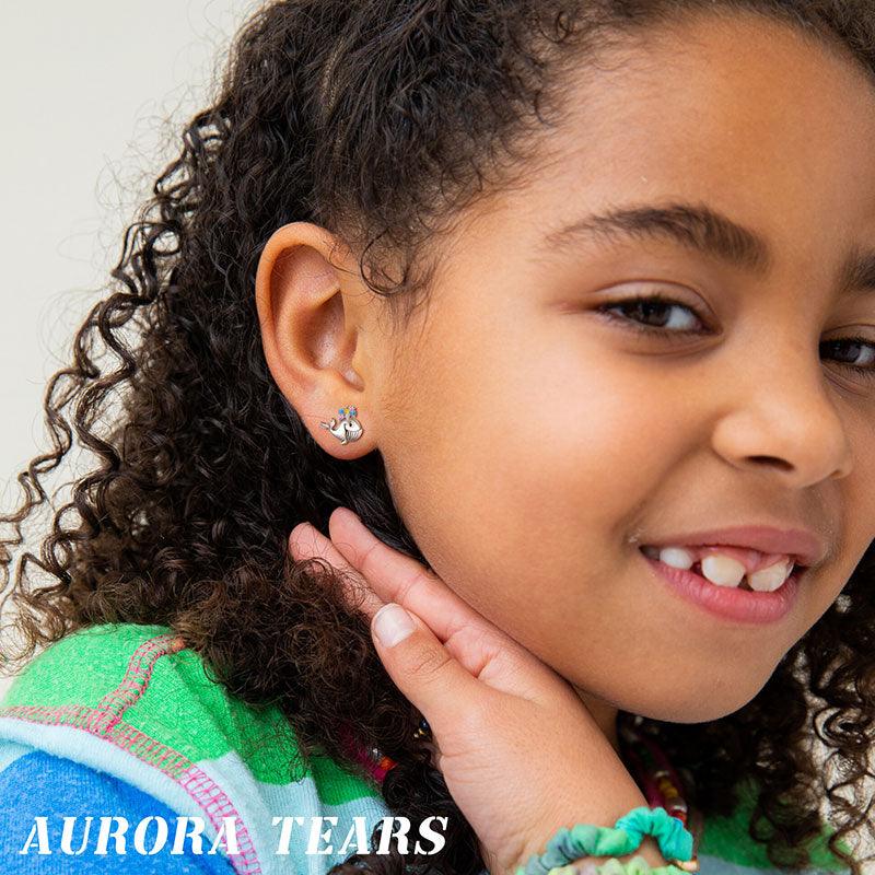 Whale Mini Animal Studs Earrings 925 Sterling Silver - Earrings - Aurora Tears