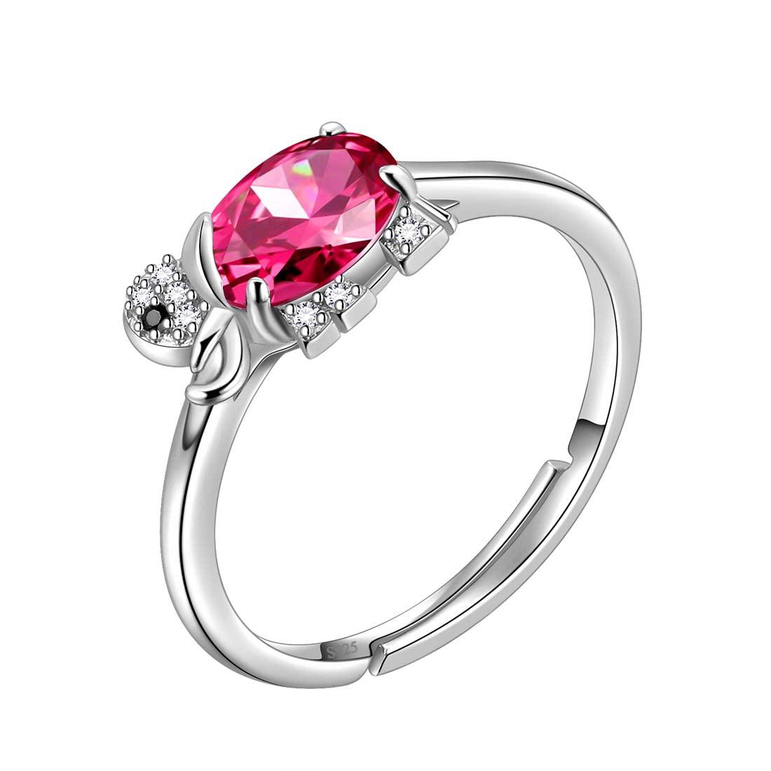 Women Elephant Rings Adjustable Sterling Silver - Rings - Aurora Tears Jewelry