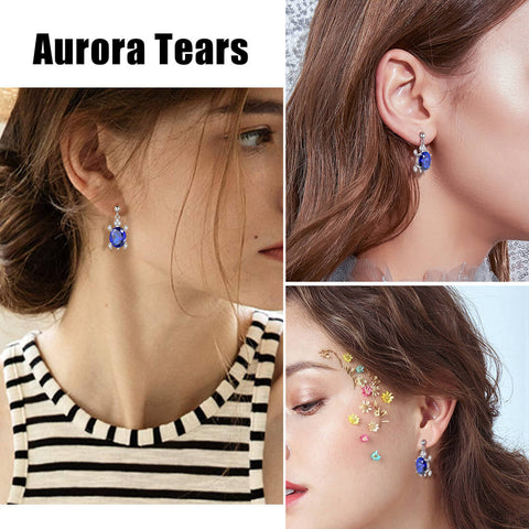 Women Turtle Drop Earrings Sterling Silver - Earrings - Aurora Tears Jewelry